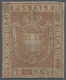 * Italien - Altitalienische Staaten: Toscana: 1860 80c. Brown-orange (bistro Carnicino), Unused With T - Toscane