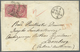 Br Italien: 1872, 40c. Carmine, Two Copies On Lettersheet From "ROMA 5.12.72" To Lemberg With Arrival M - Marcophilie