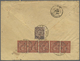 Br Italien: 1891. Registerd Envelope (stains) Addressed To France Bearing Yvert 13, 2c Red-brown (2 Str - Storia Postale