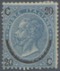 (*) Italien: 1865, 20c. On 15c. Blue, Type II, Fresh Colour, Unused No Gum, Slight Corner Crease/flat Pe - Marcophilie