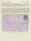 Br Italien: 1879, Umberto I 25 C Blue On On Maritime Letter Posted In Genova And Sent To Sira, Greece, - Marcophilie