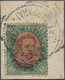 Brfst Italien: 1889, 5l.green/red, Fresh Colours, Slightly Uneven Perfs, On Piece Commercially Used With F - Marcophilia