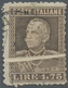 O Italien: 1927, König Viktor Emanuel III. 1,75 L. Braun Gez. 11 Mit Horiz. Breiter PAPIERFALTE Sauber - Marcophilie