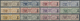 ** Italien - Paketmarken: 1944, "PEPUBBLICA SOCIALE" Overprints, 5c. Brown To 20l. Lilac, Complete Set - Colis-postaux