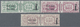 ** Italien - Paketmarken: 1944, "REPUBBLICA SOCIALE" Overprints, 2l. Green, 10l. Lilac And 20l. Lilac, - Colis-postaux