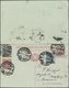 GA Italien - Ganzsachen: 1918, 10/10 C Red On Greenish Stationery Reply Card With Variety "printing Of - Stamped Stationery