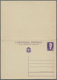 GA Italien - Ganzsachen: 1940: 50 C + 50 C Violet "Impero". Double Postal Stationery Card, Unused. - Stamped Stationery