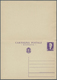 GA Italien - Ganzsachen: 1940: 50 C + 50 C Violet "Impero". Double Postal Stationery Card, Unused. - Stamped Stationery