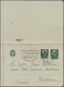 GA Italien - Ganzsachen: 1944/1945: Postal Stationery Card 30 C Brown, Posted "DOLEDO 15 10 44" With Ov - Entiers Postaux