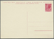 GA Italien - Ganzsachen: 1956: 35 L + 35 L Bilingual Replay Postal Stationary Card, Unused, Rare. (Mi. - Entiers Postaux