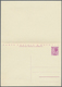 GA Italien - Ganzsachen: 1961: 40 L. + 40 L. Double Postal Stationery Card, "40 L Bilingual", Very Fine - Entiers Postaux
