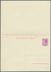 GA Italien - Ganzsachen: 1961: 40 L. + 40 L. Double Postal Stationery Card, "40 L Bilingual", Very Fine - Postwaardestukken