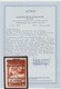 ** Jugoslawien: 1918, Express Stamp 5 H. Cyrillic Overprint In Red Instead Of Black, Extremely Rare, Si - Brieven En Documenten