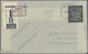 Br Jugoslawien: 1935, ROCKET-MAIL, "Jug II" Rocket-mail Stamp And 25 Pa Black/greyblack With Bilingual - Lettres & Documents