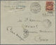 Br Lettland: 1926, 2 X 5 S Yellow-green And 15 S Red-brown Mixed Franking On Cover From RIGA, 4.1.26, V - Lettonie