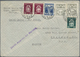 Br Lettland: 1940, 1.85lat Franking On Airmail Cover From "RIGA GAISA-PASTS B 5.4.40" To Chicago/USA, V - Letland