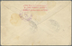 Br Lettland: 1933, Africaflight Issue Complete On Registered Letter From RIGA With "R" Numerator Mark T - Latvia