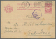 GA Lettland - Ganzsachen: 1939, Stationery Card 20 S (few Stains) Canc. "RIGA 1 DEC 1939 AUX JEUX OLYPI - Latvia