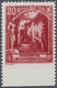 ** Liechtenstein: 1930, Freimarke 'Schlosshof Vaduz' 20 Rp. Rot Dreiseitig Gezähnt 11½ Und Am UNTERRAND - Lettres & Documents