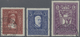 O Liechtenstein: 1933/35, 2 Fr. - 5 Fr., Fürstin, Fürst & Wappen Sauber Gestempelter, Attraktiver Und - Covers & Documents