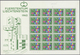 ** Liechtenstein: 1960, 50 Rp. Europa, 1. Auflage In Zwei Kompletten Originalbogen Zu 20 Werten Mittig - Brieven En Documenten