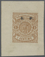 ** Luxemburg - Dienstmarken: 1881/1884, 1 Cent. Brau Als Postfrische Druckprobe Mit Breitem "S.P." - Dienst