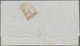 Br Malta: 1861 Folded Letter Sheet To Naples Franked By GB 2d., Plate 8, And 1d. Tied By "A/MALTA/MY 25 - Malte