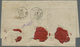 Br Malta: 1877, QV 6 D Grey, Plate 15 And 3/2 D Red (no Pl.-No. = Pl.1) Tied By Numeral "12" And Red Cd - Malte