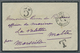 Br Malta: 1915 (FRENCH NAVAL FORCES IN MALTA). Stampless Mourning Envelope Written From France Addresse - Malta