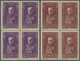 ** Monaco: 1937, 50 C+50 C To 5 Fr+5 Fr Complete In Block Of Four, Mint Never Hinged, Mi 880.- - Ongebruikt