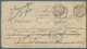 GA Niederlande - Ganzsachen: 1893. Sealed Postal Stationery Envelope 12½c Grey Cancelled By Breda Doubl - Postwaardestukken