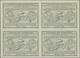 GA Norwegen - Ganzsachen: Design "Madrid" 1920 International Reply Coupon As Block Of Four 70 Oere Norg - Entiers Postaux