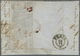 Br Österreich: 1850, Brief Mit Dreifarbenfrankatur 1 Kr. Orangeocker, 2 Kr. Schwarz Und 6 Kr. Kastanien - Unused Stamps