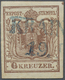 O Österreich: 1850, 6 Kr Braun, Entwertet Mit Blauem Stempel "KRAINBURG" Und Diverse PLATTENFEHLER. - Neufs