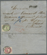 Br Österreich: 1860/1863, 3 Kr Grün Franz Joseph Und Rückseitig 5 Kr Rosa Doppeladler Enge Zähnung Saub - Neufs