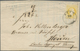 Br Österreich: 1869, Freimarke 2 Kr. Gelb Als Einzelfrankatur Auf Auslands-Drucksache Mit Zier-Zweikrei - Neufs