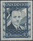 ** Österreich: 1934, Dollfuß 10 Schilling Einwandfrei Gezähnt Und Absolut Postfrisch Ohne Signaturen, N - Neufs