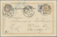 GA Österreich - Portomarken: 1900, 1 Kreuzer Schwarz Mit Diagonaler Bzw. Waager. HALBIERUNG Als Zusatzf - Strafport