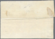 Br Österreich - Lombardei Und Venetien: 1850: 5 C Orange Mit 9 Mm Rand Rechts Und 10 C Maschinenpapier - Lombardo-Vénétie