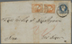 Br Österreichische Post Auf Kreta: 1871, Austria 10 Sld. Blue Tied "CANDIA 30 9" To Folded Envelope To - Levant Autrichien