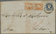 Br Österreichische Post Auf Kreta: 1871, Austria 10 Sld. Blue Tied "CANDIA 30 9" To Folded Envelope To - Oostenrijkse Levant