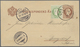 Delcampe - GA Österreich - Ganzsachen: 1877/1883, Fünf Correspondenzkarten 2 Kr. Braun (4 X Deutsch, 1 X Slowen.) - Autres & Non Classés