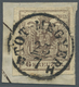 Brfst Österreich - Stempel: 1850, "TOT-MEGYER" K1 Zentrisch Auf 6 Kreuzer Briefstück (Müller 150, Ryan 400 - Franking Machines (EMA)