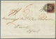 Br Österreich - Besonderheiten: 1868, "PD"-Faltbrief Aus England Mit 1 Penny Frankiert Und "F"-Stempel - Autres & Non Classés