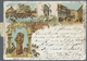Österreich - Besonderheiten: 1899, 2 Ansichtskarten (1x Kleines Format) Von "CALCUTTA" Aus INDIEN Na - Andere & Zonder Classificatie