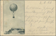 Polen: 1900, EARLY BALLOON MAIL OF POMERANIA (POMORZE), Ppc "Flying Balloon" Written By Colonel Hugo - Lettres & Documents