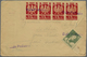 Br Polen: 1944, 50gr. Green "Wodzowie" And Marginal Horiz. Strip Of Four 25gr. Carmine "Goznak", Correc - Brieven En Documenten