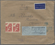 Br Polen: 1945, 5 Zl Liberation, Horizotal Pair On Registered Letter To Sweden With Polish Censor On Fr - Brieven En Documenten