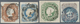 O Portugal: 1853, Maria, 5r. To 100r., Four Values Complete Used, Fresh Colours, Full To Large Margins - Lettres & Documents