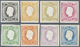 (*) Portugal: 1866, Luis I. "Fita Curva", 5r. To 120r., 1905 Reprints, Complete Set Of Eight Values. - Covers & Documents